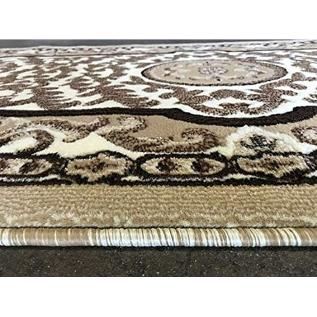 Americana Traditional Long Persian Runner Area Rug Beige Brown Ivory Design 101 32 Inch X10 Feet Americana Traditional Long Persian Runner Area Rug Beige Brown Ivory Design 101 32 Inch X10 Feet